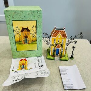 Partylite Winding Lane~The Arbor House Votive Candle~By Susan Winget~ In Box